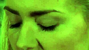 Facesitting and pussy fingering for busty big tits lesbian slave.