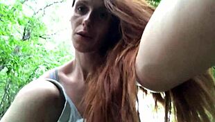 Public masturbation with a kinky twist: inserting and stuffing
