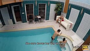 Want free spa time? Just blowjob and fuck this old couple!