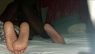 she woke up with my big black cock deep in her pussy, homemade amateur action