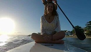 Ana Rothbard's afternoon sex on the rocks 😏