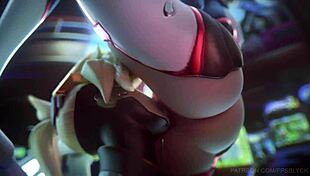 d.va mercy widowmaker licking pussy in lesbian defloration! so hot!