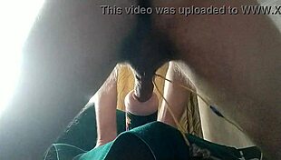 Guy moaning while cumming in fake pussy?