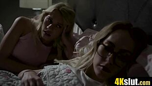 rough family taboo threesome with stepdad and stepmom in doggystyle