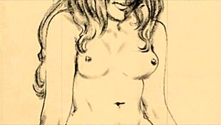 Vintage Erotic Illustration Brings Retro Anime Charm to Life with Hentai Flair