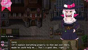 bruxinha turns nymphomaniac and opens up to the whole city - ceres and the contract guild - hentai game - part 9 😈