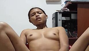 Smashing My Tight Pussy with a Delicious Dildo in Wild Solo Action