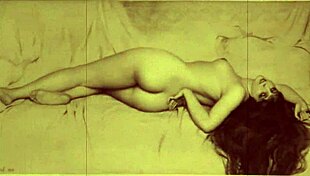 Vintage erotic drawing