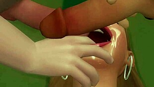 gangbang at bowling alley with blowjobs and cunnilingus on blonde tits