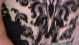 charli baker stuffs her brunette college twat with dildo