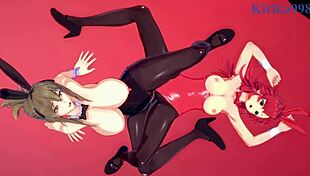 Festenia muse chitose kisaragi sagiri sakurai intense lesbian hentai play 😍💦