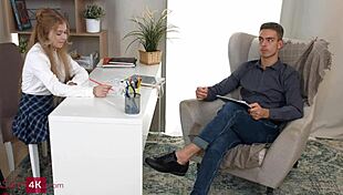 Meow Miu - Teacher Creampies Chubby Student in Cowgirl Ride