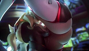 d.va mercy widowmaker licking pussy in lesbian defloration! so hot!