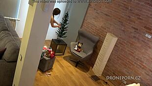 Nudist Gathering Around Christmas Tree At Beach. Spying Hidden Upskirts In Czech European Style.