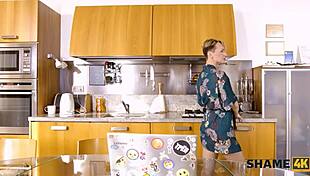 boy jerks to sexy milf but now acts on it