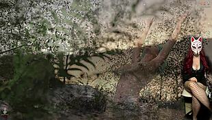 Mermaid in costume sucks monster cock roughly with big tits bouncing