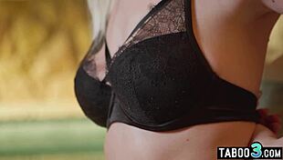 super sexy blonde milf kitty li rocks a butt plug while banging a huge dick