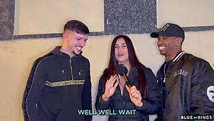 Andrea Lux interviews guys and fucks them in hotel