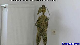 Bound Mature Euro Lady Gets Cum on Ass After Intense Sex