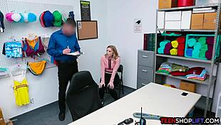 Bbw Teen Shop Employee Caught Stealing