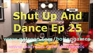 Shut up and dance 25 with big tits and blowjob game