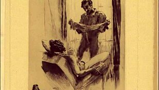 Beautiful women in erotic illustrations from the past