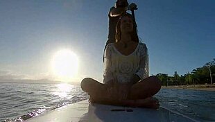 Ana Rothbard's afternoon sex on the rocks 😏