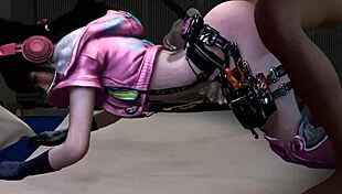 3D Cosplay Slut in Sexy Lingerie Gets Pussy Pounded Hard!