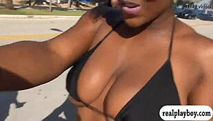 Women convinced to flash tits for money