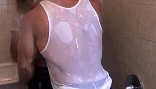 drenched in orgasms from kissing and horny bathing?