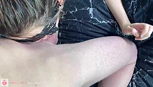 Vik Freedom intensely teaches deepthroat to Russian teen