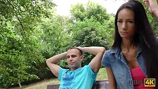 Young European couple tries out cuckolding with a naughty teen