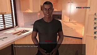 I's watchin' my landlady's nude yoga poses and shakin' my hard dick