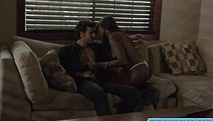 Cute Black Girl Rides With Passion