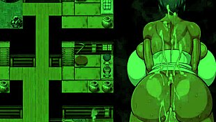 Tanned Natsuki In Hentai Game Fucking Village Friends With Creampie