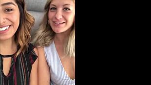 2 hot latinas chat casually 😏