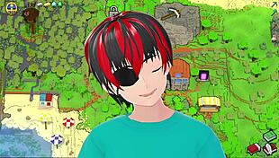 Hornycraft Blowjob Scene