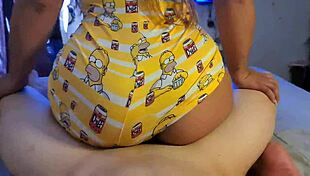 Huge Brunette Latina Spreading Tight Pussy in Cowgirl Creampie Close-Up