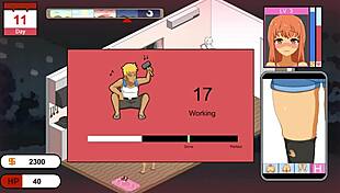 Hentai game features cheating wife with big boobs getting fucked.