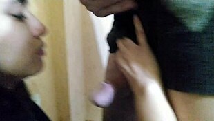 Dany Rio submits totally, turning her mouth into a pussy!