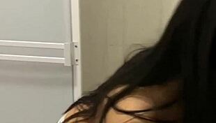 Bathroom sex and facial cumshot