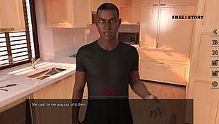 I's watchin' my landlady's nude yoga poses and shakin' my hard dick