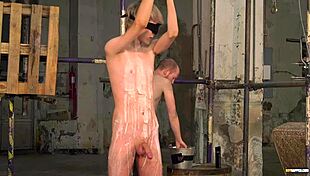 hey, ever seen blindfolded sky heet waxed for a dungeon blow?