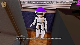 in harem hotel, the cute anime girl in sexy outfit gets wild