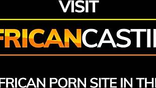 hot ebony teen model teases big cock producer in bikini