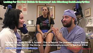 اللاتينية الساذجة ستيفانيا مافرا تسجل في بحث النشوة من قبل الطبيب