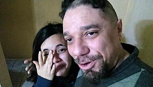 Dany Rio submits totally, turning her mouth into a pussy!