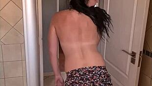 Homemade POV Pisswhore Training with Face Slapping and Swallow