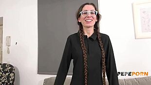 Crazy casting session where little bio teaches a lesson