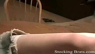 She just looks so cute in her stockings